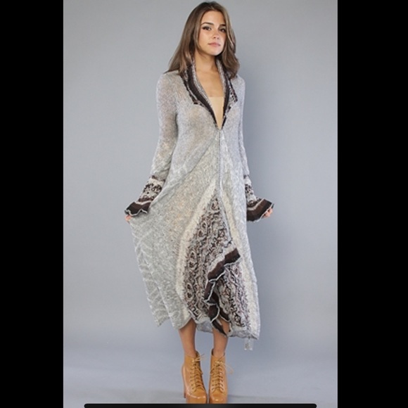 Free People Sweaters - Free People Cascata Delle Maxi Cardigan Sz S